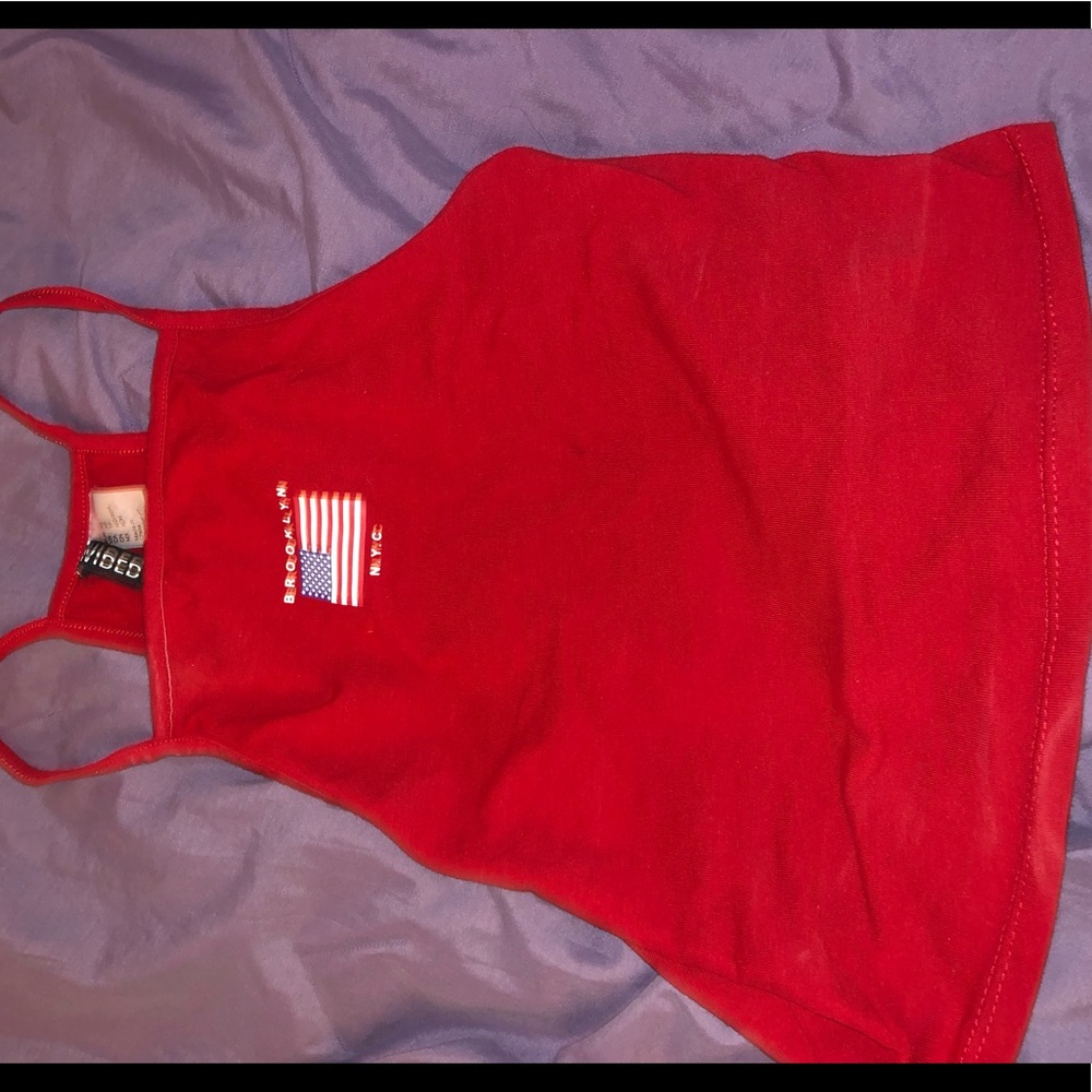 brooklyn/NYC cropped halter top